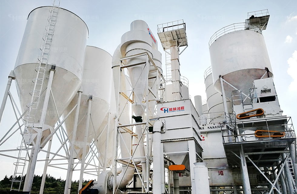 熟石灰消化加工設備鴻程東南亞氫氧化鈣生產線案例